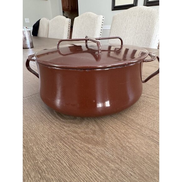 Vintage Dansk Kobenstyle 1970's 2QT Casserole Dish Lid Brown Model#712 CLEAN - Picture 3 of 13